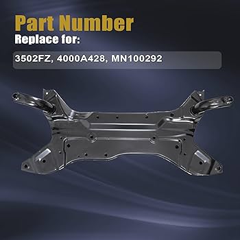 Amazon.com: GXARTS Black Subframe Front Crossmember MN100292